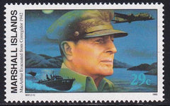 US 303(W37) Trust Territories Marshall Islands WWII Anniversaries NH VF MacArthur Leaves Corregidor