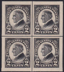 US 611 Modern Mint LH XF-Superb Jumbo Center Line Block