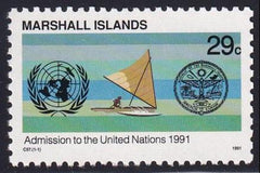 US 411 Trust Territories Marshall Islands NH VF Admission To UN