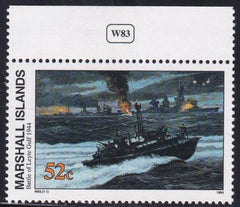 US 497(W83) Trust Territories Marshall Islands WWII Anniversaries NH VF Battle Of Leyte Gulf