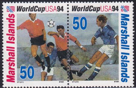 US 579-80 Trust Territories Marshall Islands NH VF Soccer Cup