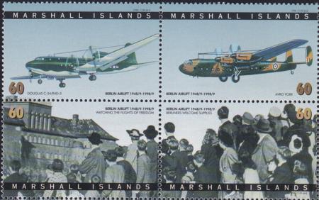 US 656 Trust Territories Marshall Islands NH VF Berlin Airlift