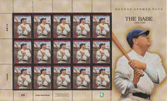 US 665 Trust Territories Marshall Islands NH VF Babe Ruth Full Sheet Of 15