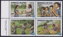 US C9-12 Trust Territories Marshall Islands Airmail NH VF Girl Scouts(1986)