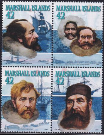 US 936 Trust Territories Marshall Islands NH VF North Pole Explorers Block