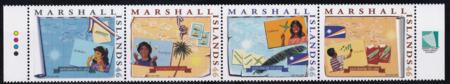 US 1066 Trust Territories Marshall Islands NH VF Children's Games Strip