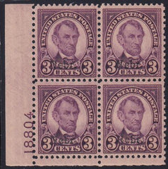 US 672 Modern Mint NH F-VF+ Plate Block LL 18804