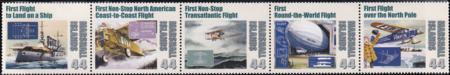 US 981 Trust Territories Marshall Islands NH VF Firsts In Flight Strip