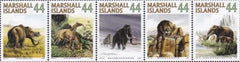 US 956 Trust Territories Marshall Islands NH VF Prehistoric Animals Strip