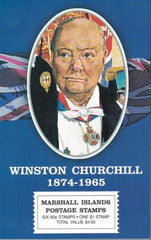 US 740-46 Trust Territories Marshall Islands NH VF Churchill Booklet Pane