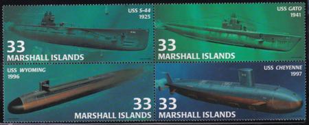 US 754 Trust Territories Marshall Islands NH VF US Submarines