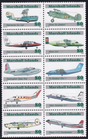 US 791 Trust Territories Marshall Islands NH VF Airplanes