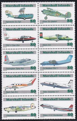 US 791 Trust Territories Marshall Islands NH VF Airplanes