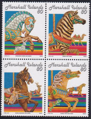 US 802 Trust Territories Marshall Islands NH VF Carousel Horses