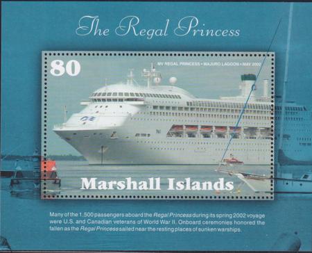 US 811 Trust Territories Marshall Islands NH VF Cruise Ship S/S