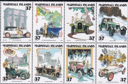 US 824 Trust Territories Marshall Islands NH VF Vintage Cars