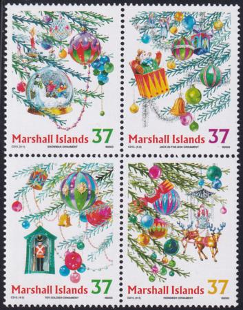 US 825 Trust Territories Marshall Islands NH VF Christmas