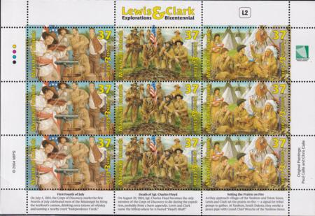 US 840 Trust Territories Marshall Islands NH VF Lewis & Clark II