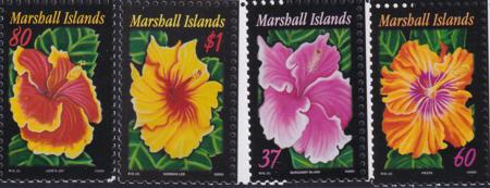 US 850-53 Trust Territories Marshall Islands NH VF Hibiscus