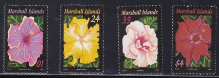 US 860-63 Trust Territories Marshall Islands NH VF Hibiscus