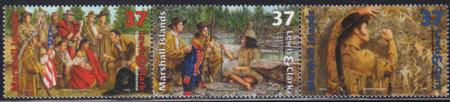 US 871 Trust Territories Marshall Islands NH VF Lewis & Clark VI