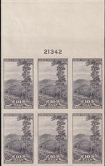 US 765 10¢ Great Smoky Farley Mint Positions No Gum VF Plate Block