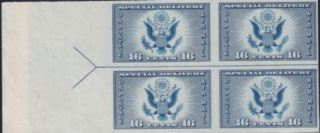 US 771 16¢ Special Delivery  Farley Mint Positions No Gum VF Left Or Right Arrow Block