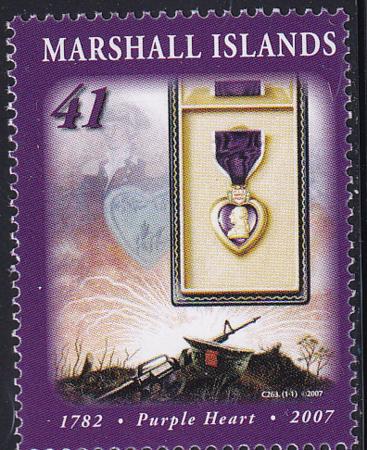 US 899 Trust Territories Marshall Islands NH VF Purple Heart