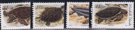 US 982-85 Trust Territories Marshall Islands NH VF Sea Turtles