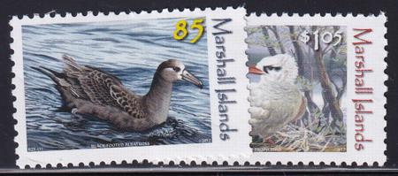 US 1027-8 Trust Territories Marshall Islands NH VF Birds