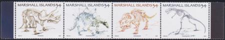 US 1102 Trust Territories Marshall Islands NH VF Dinosaur Bone Strip