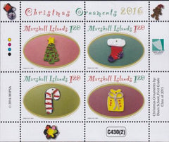 US 1146 Trust Territories Marshall Islands NH VF Christmas Sheet Of 4