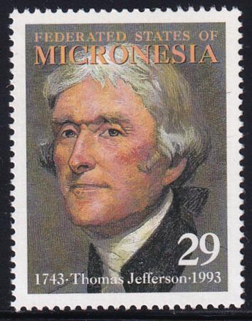 US 172 Trust Territories Micronesia NH VF Thomas Jefferson