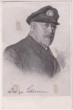 Germany 1930 Zeppelin Flight to Muenster On Eckener Card