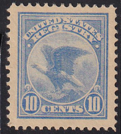 US F1 Registration Stamp Mint H XF-SUPERB Jumbo Margins, Disturbed Gum, Gum Crease Visible On Reverse