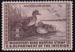 US RW6 Duck Stamps Mint NH XF-SUP PSE-95 Cert. Pristine + Beautiful!