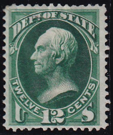 US O63 Officials Mint H F-VF OG But Heavily Hinged, 1 Shorter Perf