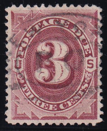 US J17 Postage Dues Used VF-XF Rich Color Exceptional For This Scarce Stamp