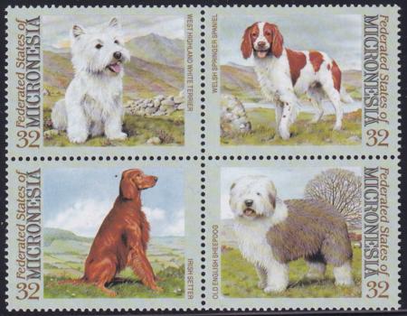 US 211 Trust Territories Micronesia NH VF Dogs Of The World