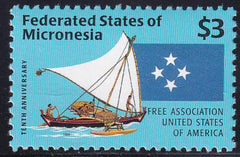 US 253 Trust Territories Micronesia NH VF Compact With U.S