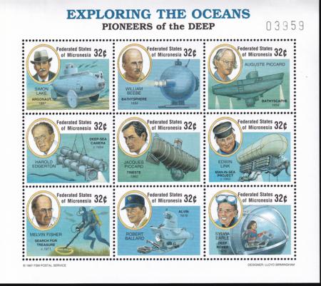 US 269 Trust Territories Micronesia NH VF Underwater Exploration