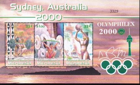US 394 Trust Territories Micronesia NH VF Olymphilex M/S