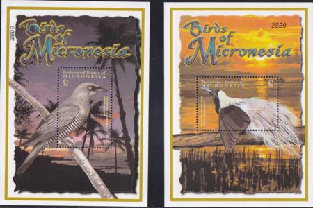 US 467-68 Trust Territories Micronesia NH VF Birds S/S