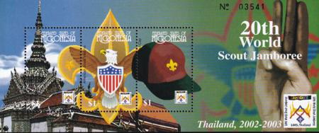 US 500 Trust Territories Micronesia NH VF Boy Scout Jamboree M/S