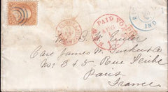 US 71 FDCS And Better Covers VF Richmond, IN To Paris, Great Cover, Slight Edge Toning