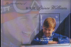 US 544 Trust Territories Micronesia NH VF Prince William Birthday S/S