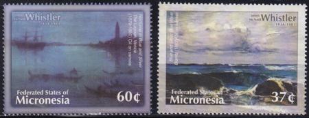 US 559-62 Trust Territories Micronesia NH VF James McNeill Whistler