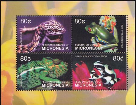 US 573 Trust Territories Micronesia NH VF Frogs M/S