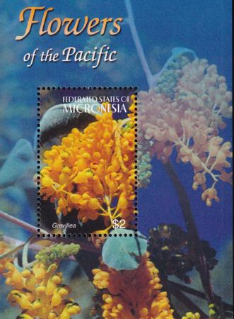 US 610 Trust Territories Micronesia NH VF Flowers Of The Pacific S/S