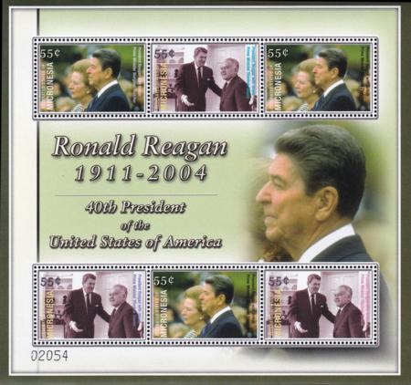 US 634 Trust Territories Micronesia NH VF Ronald Reagan M/S